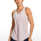 Pima Cotton Tank Split Open Back