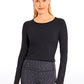 CozyFlex Cropped Thumbhole Top