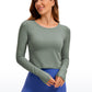 CozyFlex Cropped Thumbhole Top