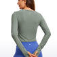 CozyFlex Cropped Thumbhole Top