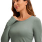 CozyFlex Cropped Thumbhole Top