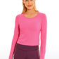 CozyFlex Cropped Thumbhole Top