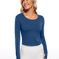 CozyFlex Cropped Thumbhole Pullover