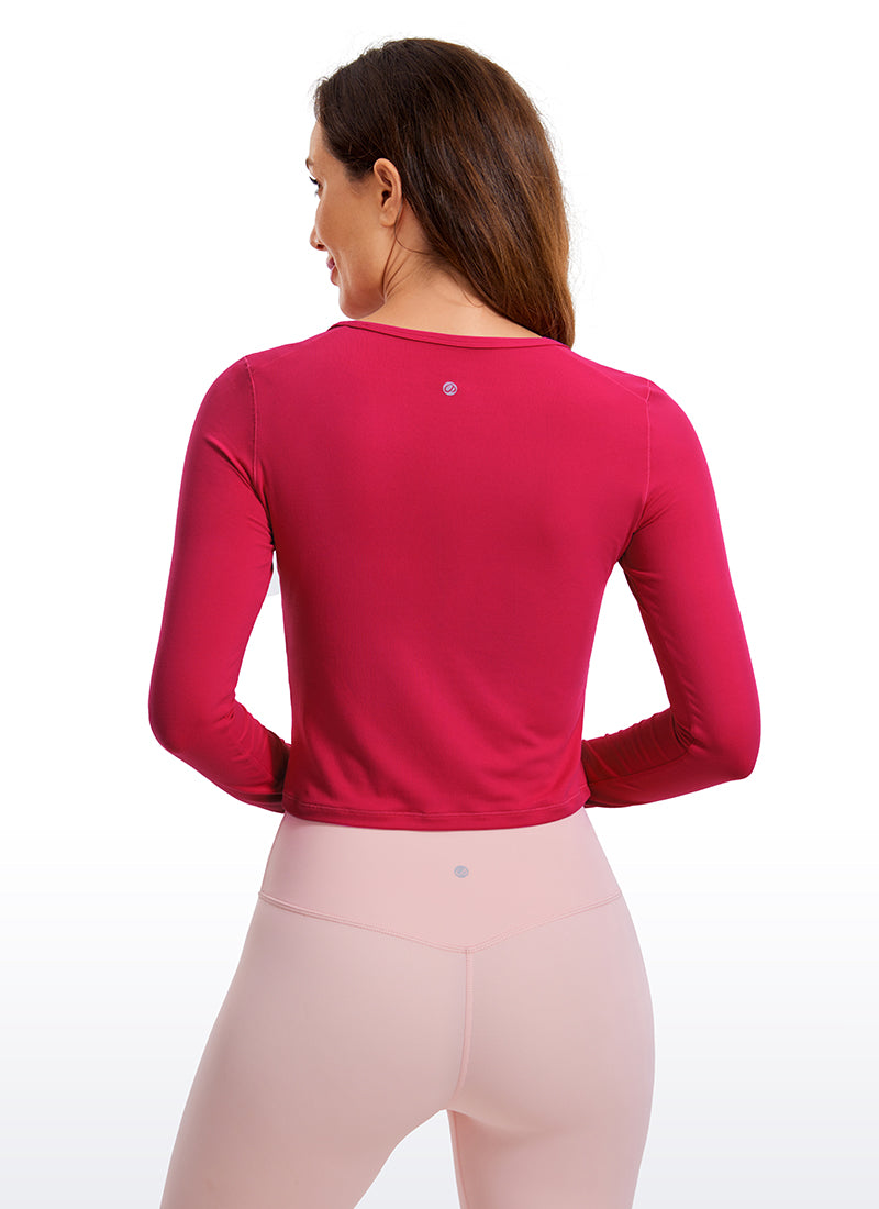 CozyFlex Cropped Thumbhole Pullover