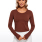 CozyFlex Cropped Thumbhole Pullover