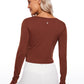 CozyFlex Cropped Thumbhole Pullover