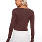 CozyFlex Cropped Thumbhole Pullover