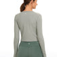 CozyFlex Cropped Thumbhole Top