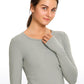 CozyFlex Cropped Thumbhole Top