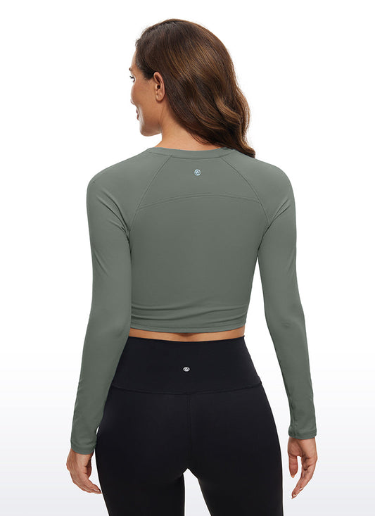 CozyFlex Cropped High-Neck Pullover