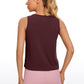 Pima Cotton Crop Tank Round Neck