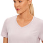 Pima Cotton Yoga Short Sleeves V-Neck