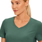 Pima Cotton Yoga Short Sleeves V-Neck