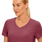 Pima Cotton Yoga Short Sleeves V-Neck