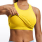 Seamless Ribbed Longline High Neck Crop Tank Racerback