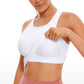 Ribbed High-Neck Racerback Crop Top