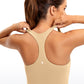 Butterluxe Waist Length Built-in Bra Tank Racerback