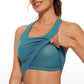 Butterluxe Waist Length Built-in Bra Tank Racerback