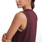 Pima Cotton High Neck Cropped Tank Tops