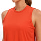 Pima Cotton High Neck Cropped Tank Tops