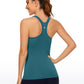 Seamless Ribbed Hip Length Tanks Racerback