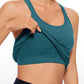 Seamless Ribbed Hip Length Tanks Racerback