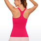 Seamless Ribbed Hip Length Tanks Racerback