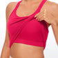 Seamless Ribbed Hip Length Tanks Racerback