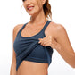 Seamless Ribbed Hip Length Tanks Racerback