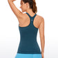 Seamless Ribbed Hip Length Tanks Racerback