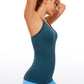 Seamless Ribbed Hip Length Tanks Racerback