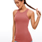 Butterluxe Hip-Length Racerback Tank High Neck