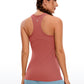 Butterluxe Hip-Length Racerback Tank High Neck