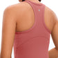 Butterluxe Hip-Length Racerback Tank High Neck