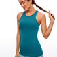 Butterluxe Hip-Length Racerback Tank High Neck