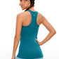 Butterluxe Hip-Length Racerback Tank High Neck