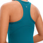 Butterluxe Hip-Length Racerback Tank High Neck