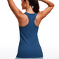 Butterluxe Hip-Length Racerback Tank High Neck