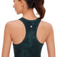 Butterluxe Hip-Length Racerback Tank High Neck