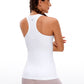 Butterluxe Hip-Length Racerback Tank High Neck