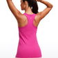 Butterluxe Hip-Length Racerback Tank High Neck