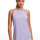 Halter Hip-Length High Neck Tank