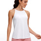 Halter Hip-Length High Neck Tank