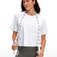 Lightweight Short Sleeves Waist Length