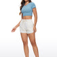 Butterluxe Double Lined Cropped Short Sleeves