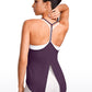 Lightweight Halter Tie Back Tank V Neck