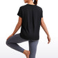 Flowy Yoga Short Sleeves Crew Neck