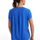 Flowy Yoga Short Sleeves Crew Neck