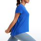 Flowy Yoga Short Sleeves Crew Neck