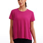 Flowy Yoga Short Sleeves Crew Neck